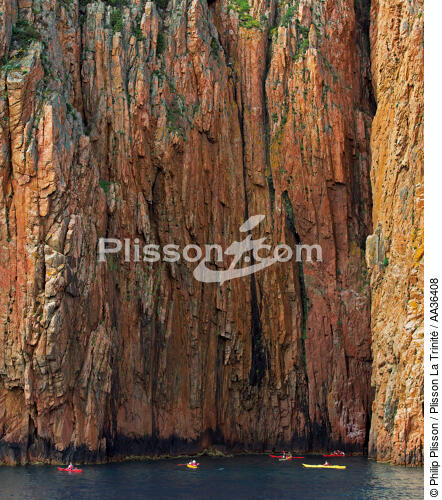 Golf de Porto, Corsica - © Philip Plisson / Plisson La Trinité / AA36408 - Photo Galleries - From Ajaccio to the Revellata Cape