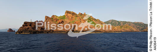 La réserve naturelle de la presqu'île de Scandola, Corsica - © Philip Plisson / Plisson La Trinité / AA36419 - Photo Galleries - From Ajaccio to the Revellata Cape
