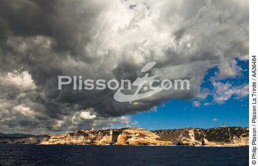 Bonifacio, Corsica - © Philip Plisson / Plisson La Trinité / AA36484 - Photo Galleries - Cliff