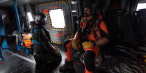 La flottille 33F © Philip Plisson / Plisson La Trinité / AA36570 - Nos reportages photos - Hélicoptère militaire