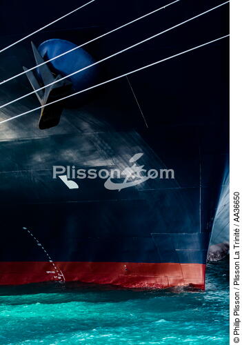 CMA CGM Jules Verne - © Philip Plisson / Plisson La Trinité / AA36650 - Nos reportages photos - Transport maritime