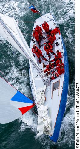 Le 12 mètres JI France en baie de Quiberon - © Philip Plisson / Plisson La Trinité / AA36707 - Nos reportages photos - Le 12 mètres  JI France
