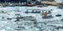Fin d'été sur la côte ouest du Groenland © Philip Plisson / Plisson La Trinité / AA37067 - Nos reportages photos - Port