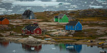 Fin d'été sur la côte ouest du Groenland © Philip Plisson / Plisson La Trinité / AA37069 - Nos reportages photos - Village