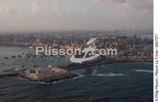 Alexandrie - Egypte - © Philip Plisson / Plisson La Trinité / AA37371 - Nos reportages photos - Vue aérienne