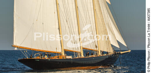 La Goélette "Atlantic" - © Philip Plisson / Plisson La Trinité / AA37385 - Nos reportages photos - Yachting