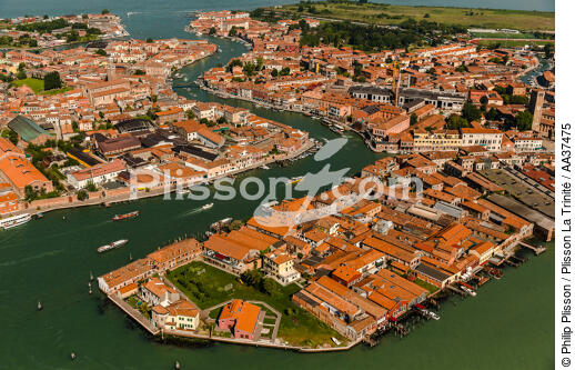 l'île de Murano - © Philip Plisson / Plisson La Trinité / AA37475 - Nos reportages photos - La Lagune de Venise
