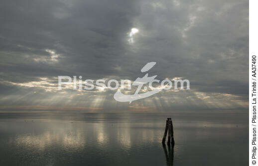 La lagune de Venise - © Philip Plisson / Plisson La Trinité / AA37490 - Nos reportages photos - La Lagune de Venise