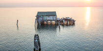 La lagune de Venise © Philip Plisson / Plisson La Trinité / AA37492 - Nos reportages photos - La Lagune de Venise