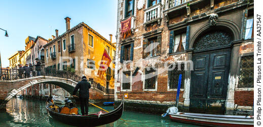 Venise - © Philip Plisson / Plisson La Trinité / AA37547 - Nos reportages photos - Venise sous tous les angles