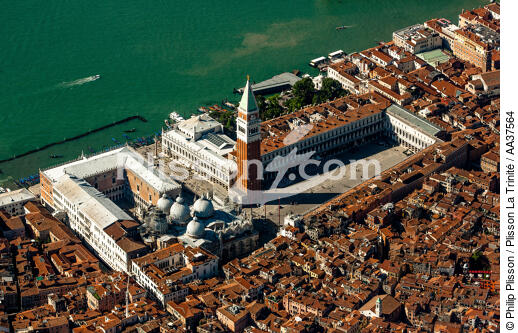 Venise - © Philip Plisson / Plisson La Trinité / AA37564 - Nos reportages photos - Vue aérienne