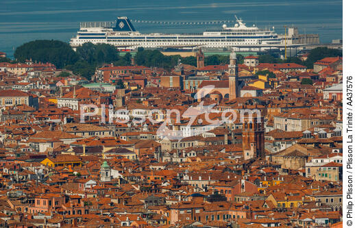 Venice - © Philip Plisson / Plisson La Trinité / AA37576 - Photo Galleries - Aerial shot