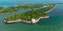 Fort Sant'Andrea © Philip Plisson / Plisson La Trinité / AA37592 - Nos reportages photos - La Lagune de Venise