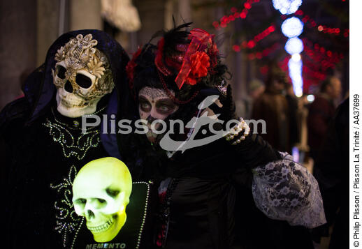Carnaval de Venise - © Philip Plisson / Plisson La Trinité / AA37699 - Nos reportages photos - Italie
