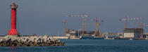 Projet Mose pour protéger Venise contre les grandes marées © Philip Plisson / Plisson La Trinité / AA37821 - Nos reportages photos - Marée