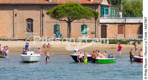Dans la lagune de venise - © Philip Plisson / Plisson La Trinité / AA37867 - Nos reportages photos - Lagune de Venise