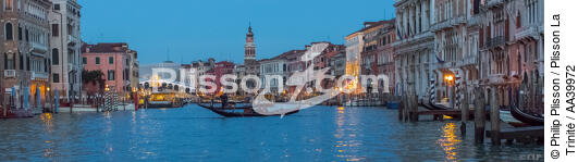 Venise, le Grand Canal - © Philip Plisson / Plisson La Trinité / AA39972 - Nos reportages photos - Venise