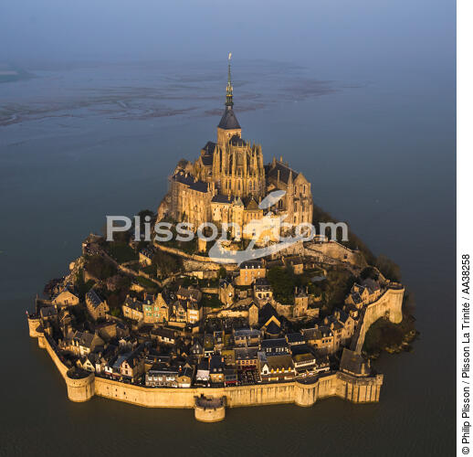 The Mont Saint-Michel - © Philip Plisson / Plisson La Trinité / AA38258 - Photo Galleries - Square format