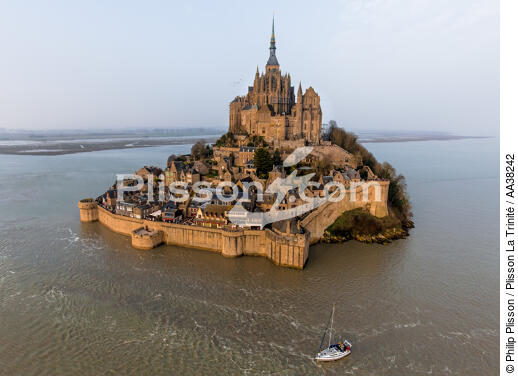 The Mont Saint-Michel - © Philip Plisson / Plisson La Trinité / AA38242 - Photo Galleries - Mont-Saint-Michel