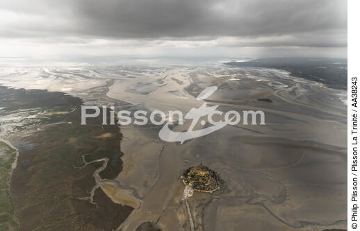 The Mont Saint-Michel - © Philip Plisson / Plisson La Trinité / AA38243 - Photo Galleries - Aerial shot