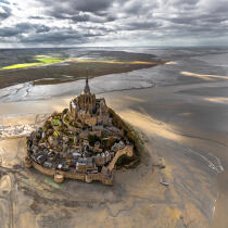 Le Mont Saint-Michel © Philip Plisson / Plisson La Trinité / AA38247 - Nos reportages photos - Normandie