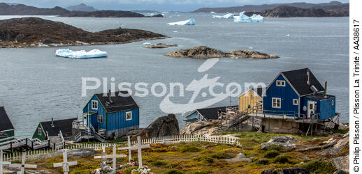 Sur la côte ouest du Groenland - © Philip Plisson / Plisson La Trinité / AA38617 - Nos reportages photos - 16/9 horizontal