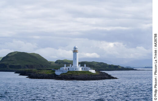 Lismore lighthouse - © Philip Plisson / Plisson La Trinité / AA38788 - Photo Galleries - Scotland