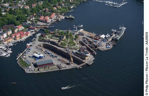 Stockholm - © Philip Plisson / Plisson La Trinité / AA38809 - Photo Galleries - Shipyards