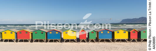 Muizenberg beach - © Philip Plisson / Plisson La Trinité / AA38885 - Photo Galleries - Beach