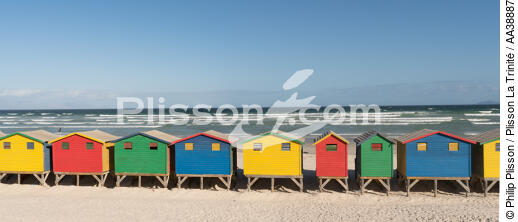 Muizenberg beach - © Philip Plisson / Plisson La Trinité / AA38887 - Photo Galleries - South Africa