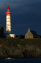© Philip Plisson / Plisson La Trinité / AA38960 St Mathieu lighthouse - Photo Galleries - Religious monument