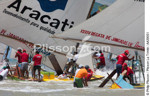 Majorlândia Aracati - Ceará Brasil - © Philip Plisson / Plisson La Trinité / AA39051 - Photo Galleries - Fishing vessel
