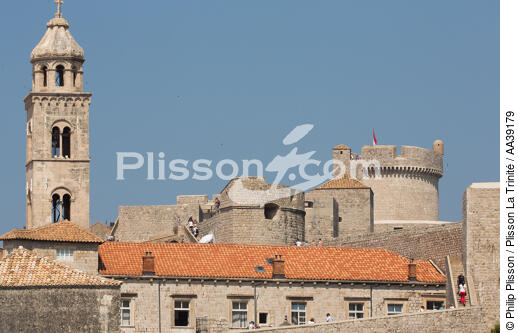 Dubrovnik Croatie - © Philip Plisson / Plisson La Trinité / AA39179 - Nos reportages photos - Construction