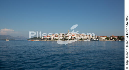 Korčula Croatie - © Philip Plisson / Plisson La Trinité / AA39150 - Nos reportages photos - Philip Plisson