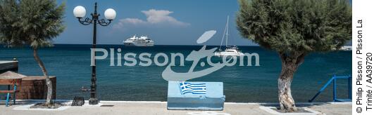 The Cyclades on the Aegean Sea - © Philip Plisson / Plisson La Trinité / AA39720 - Photo Galleries - Horizontal panoramic