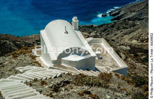 Les Cyclades sur la Mer Egée - © Philip Plisson / Plisson La Trinité / AA39652 - Nos reportages photos - Eglise
