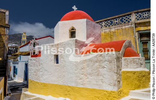 Les Cyclades sur la Mer Egée - © Philip Plisson / Plisson La Trinité / AA39739 - Nos reportages photos - Eglise