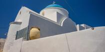 Les Cyclades sur la Mer Egée © Philip Plisson / Plisson La Trinité / AA39746 - Nos reportages photos - Eglise