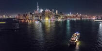Escale à New-York © Philip Plisson / Plisson La Trinité / AA39437 - Nos reportages photos - Transport maritime