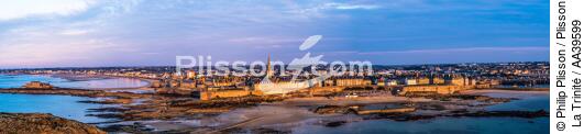 Saint-Malo vue du ciel - © Philip Plisson / Plisson La Trinité / AA39599 - Nos reportages photos - Bretagne