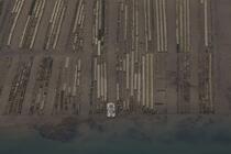 © Philip Plisson / Plisson La Trinité / AA39903 Oyster Parks in Mont-Saint-Michel Bay - Photo Galleries - Aerial shot