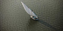 On the Burullus lake - Egypt © Philip Plisson / Plisson La Trinité / AA39819 - Photo Galleries - Aerial shot