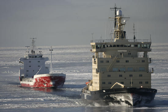 Pêcheur d'Images report photo - Icebreaker in the Baltic