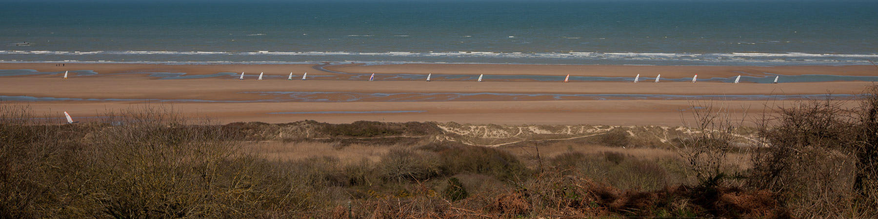 Sand yachting at Omaha Beach - Photo Pêcheur d'Images